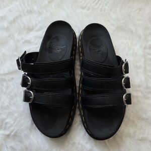 Dr. Martens Black Blaire Slide Sandal